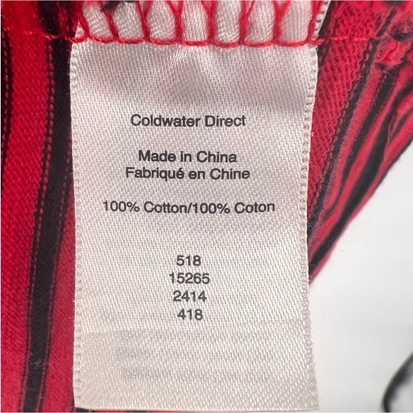 EUC Coldwater Creek Striped Back Tee Shirt - Picture 8 of 8
